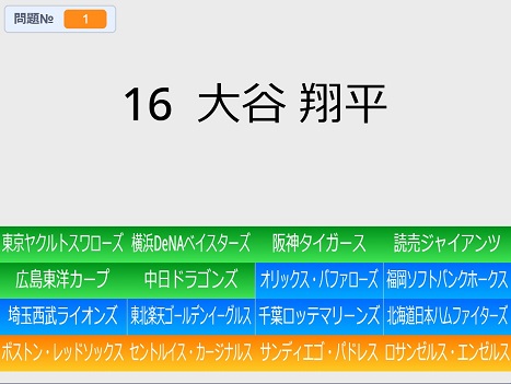 WBC日本代表選手の所属ゲーム当てクイズ